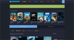 Desktop Screenshot of cine-online.eu