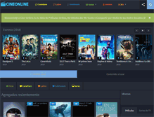 Tablet Screenshot of cine-online.eu